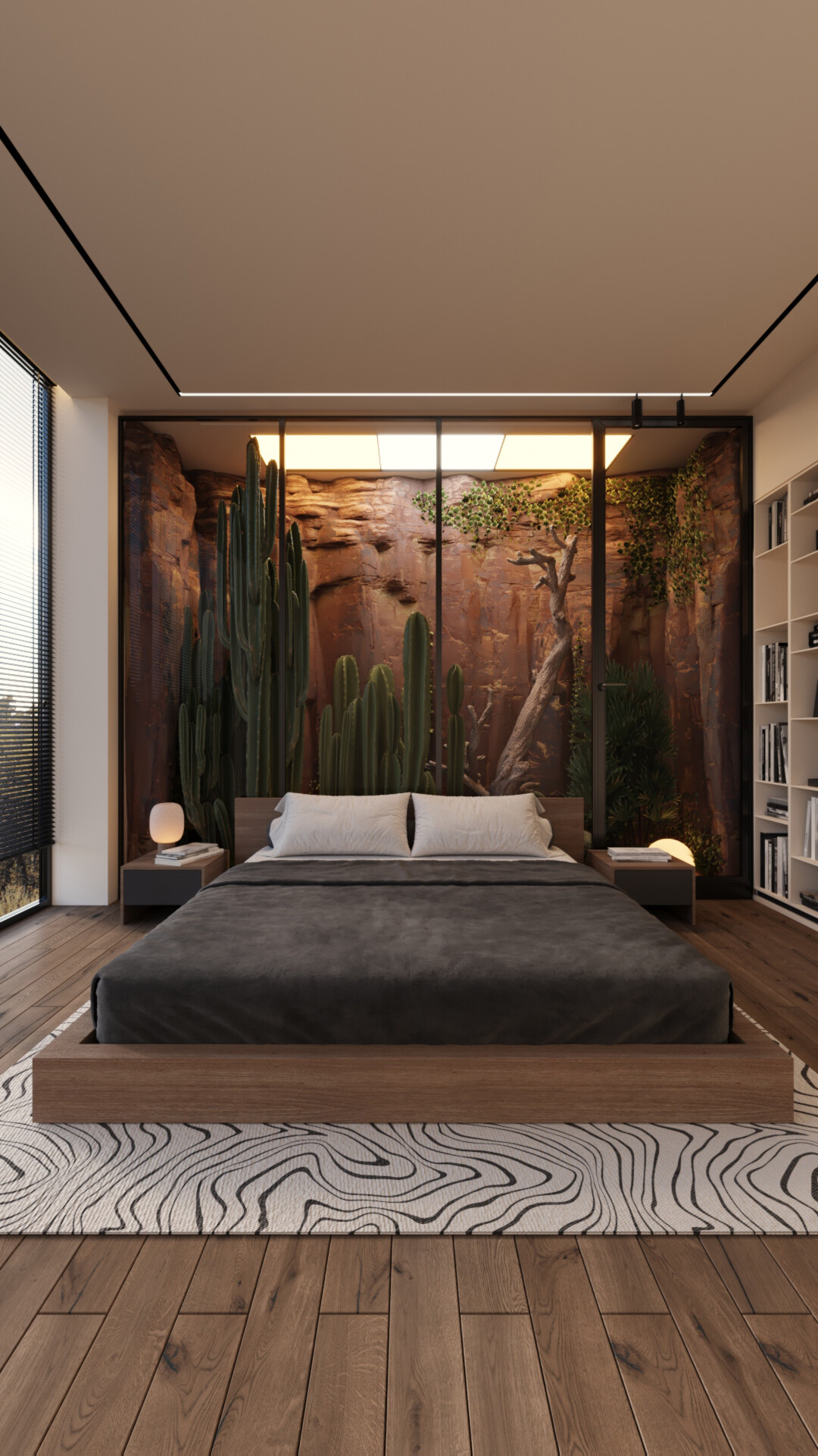 Desert Oasis Bedroom - A Modern Retreat - تصویر 14818