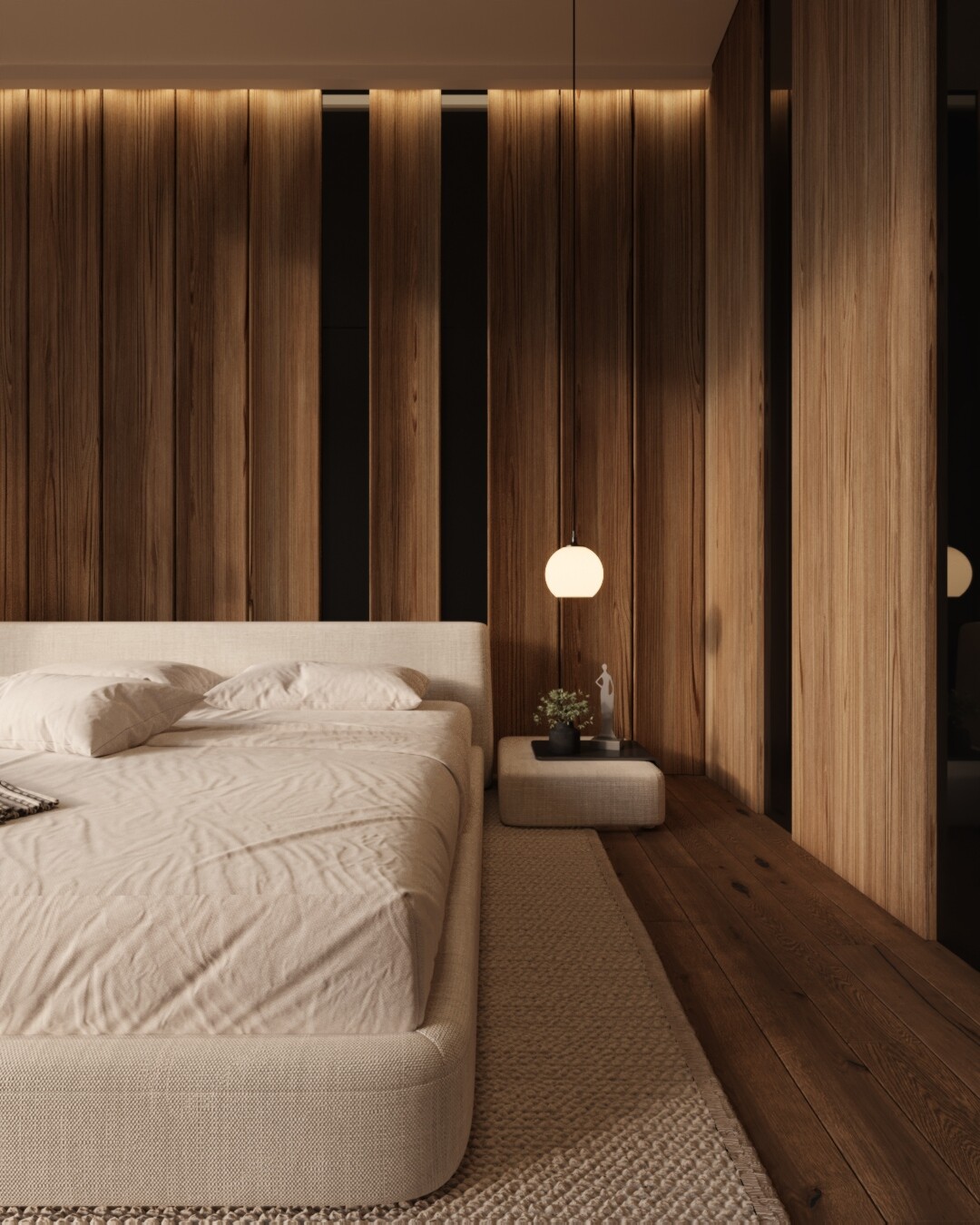 Modern Minimalist Bedroom Design - تصویر 14932