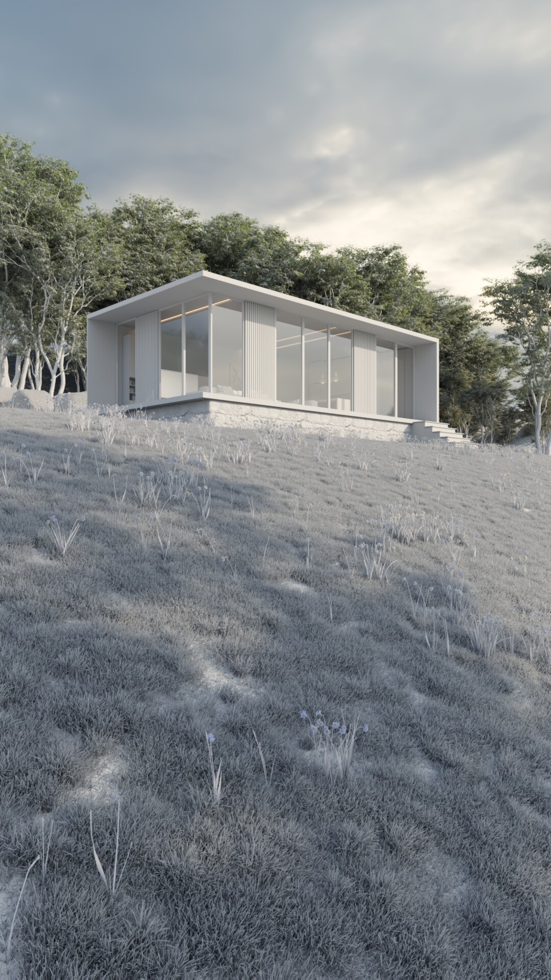 A Modern Villa in the Heart of Serene Nature - تصویر 15100