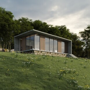 A Modern Villa in the Heart of Serene Nature