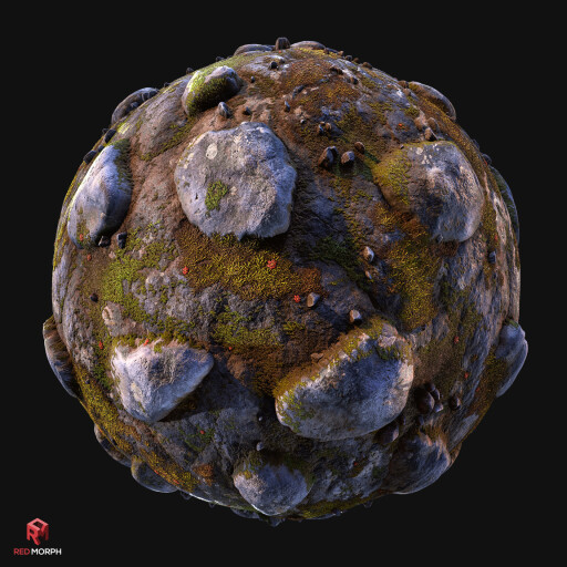 متریال سنگ‌های کوهستانی