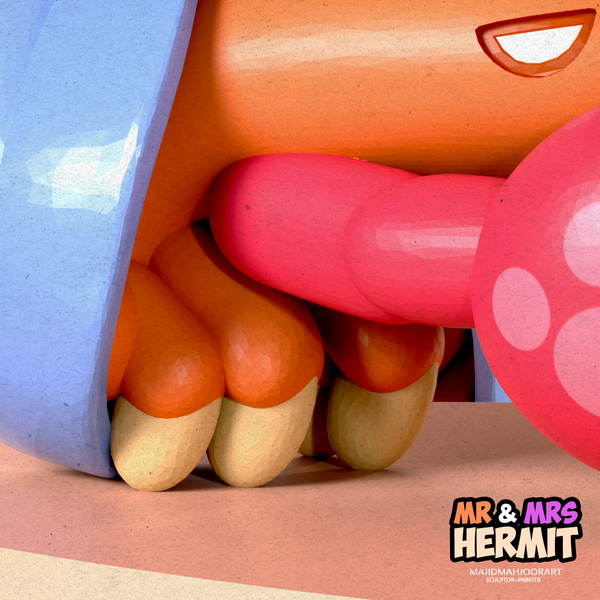Mr. & Mrs. Hermit 3D modeling - تصویر 15230