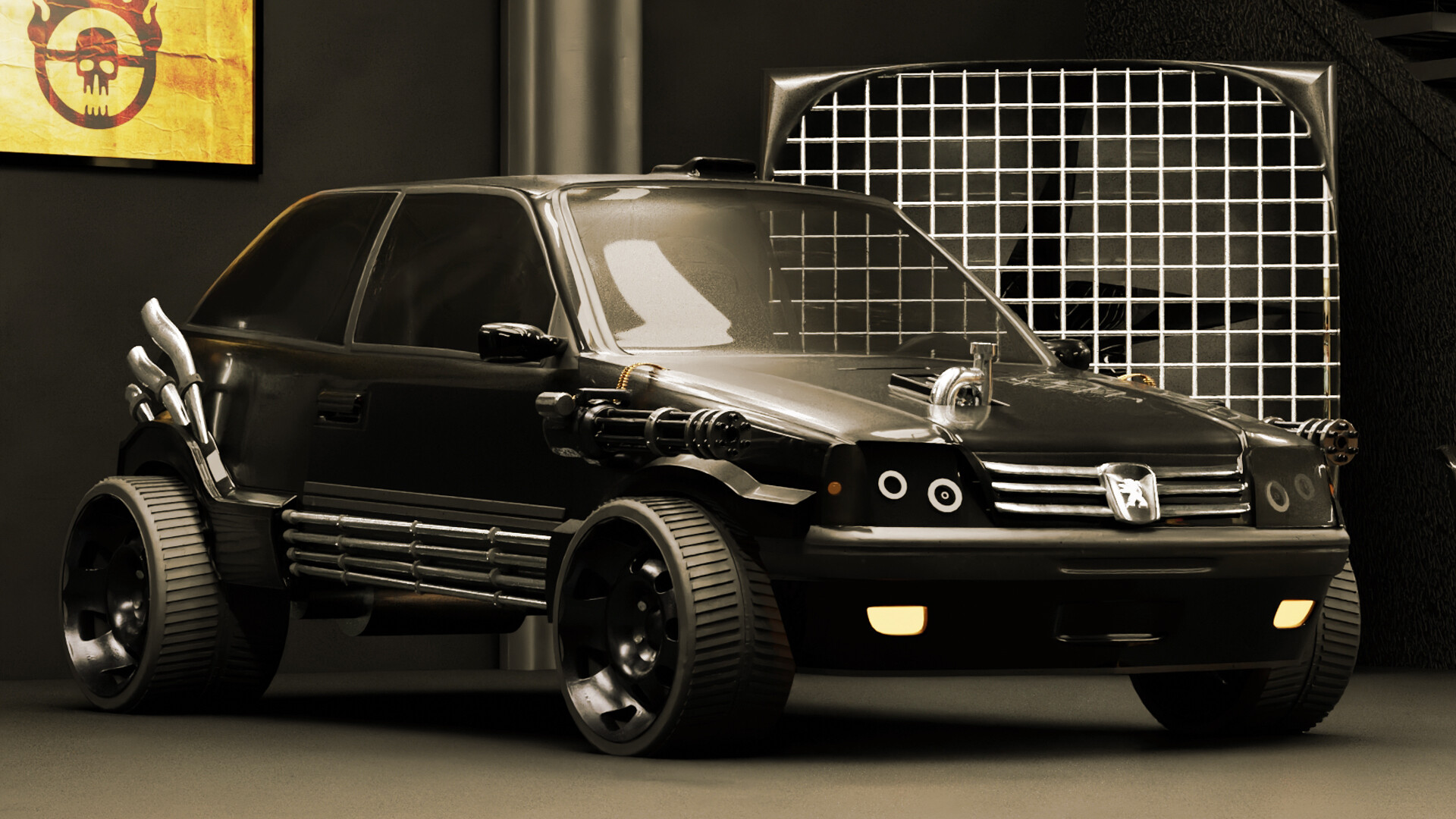 Hard Surface Modeling | Mad Max Concept Art - تصویر 16529