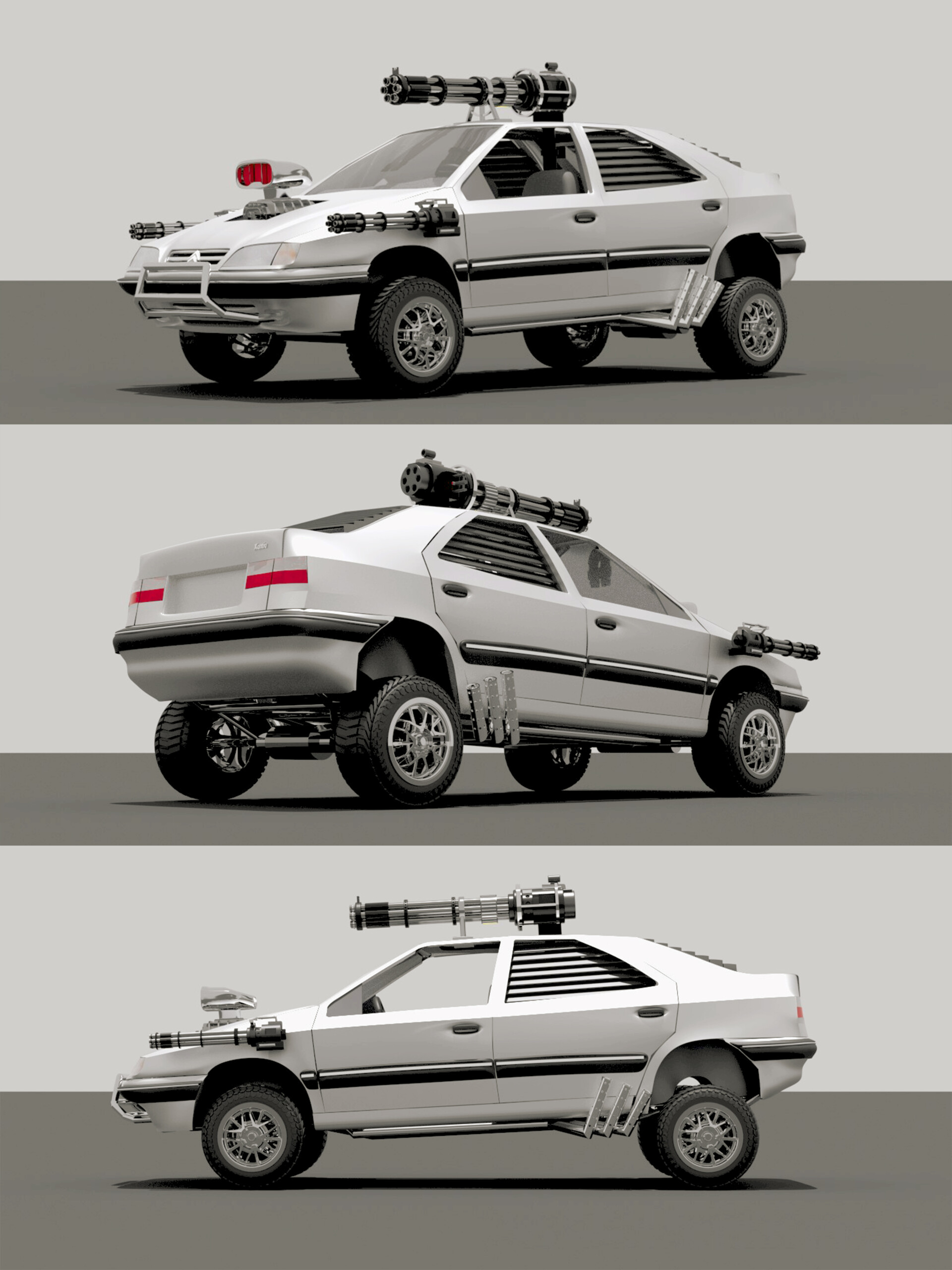 Hard Surface Modeling | Mad Max Concept Art - تصویر 16538