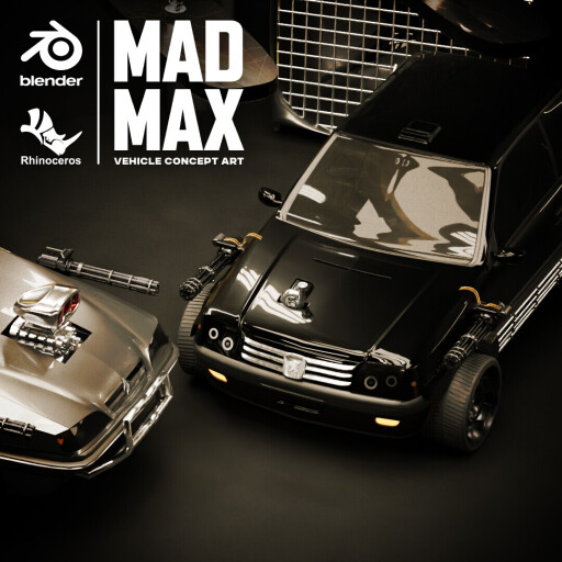 Hard Surface Modeling | Mad Max Concept Art