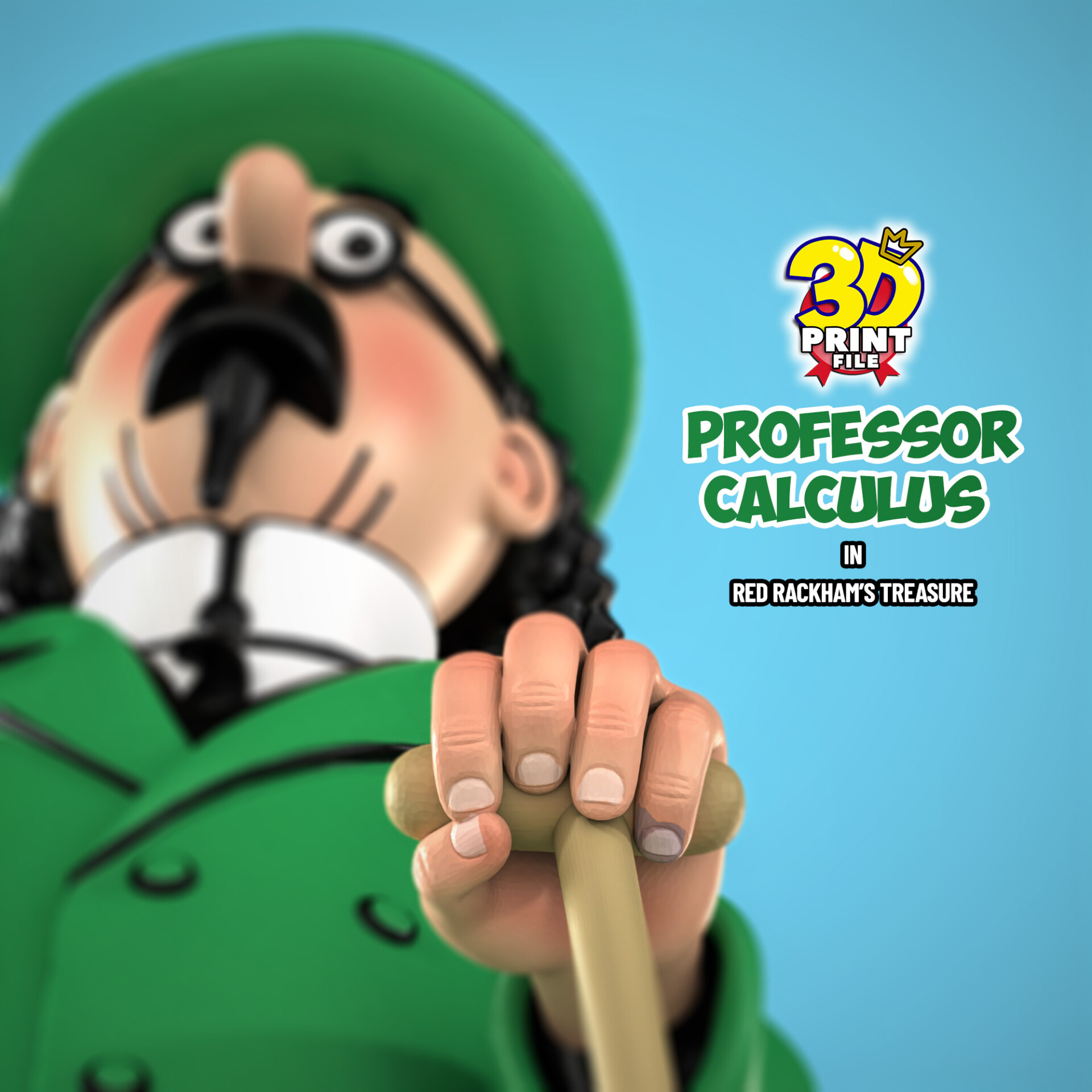 Professor Calculus 3D model - تصویر 15253