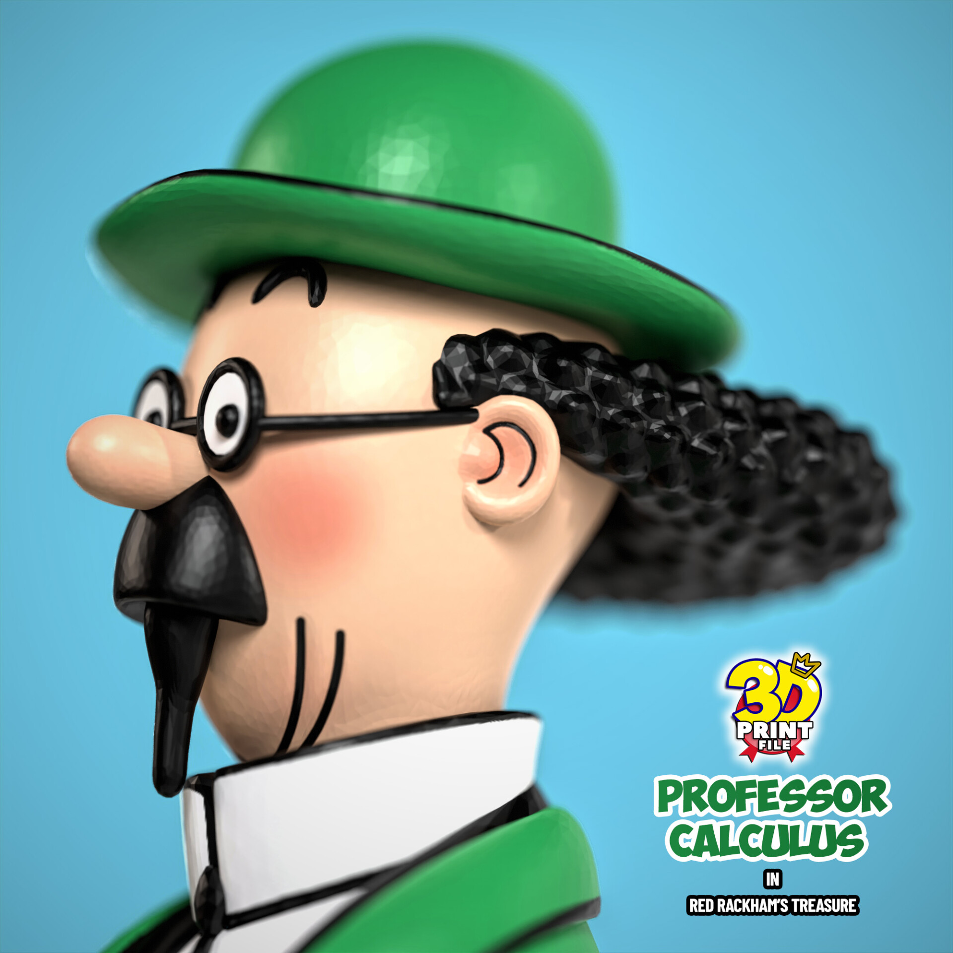 Professor Calculus 3D model - تصویر 15256