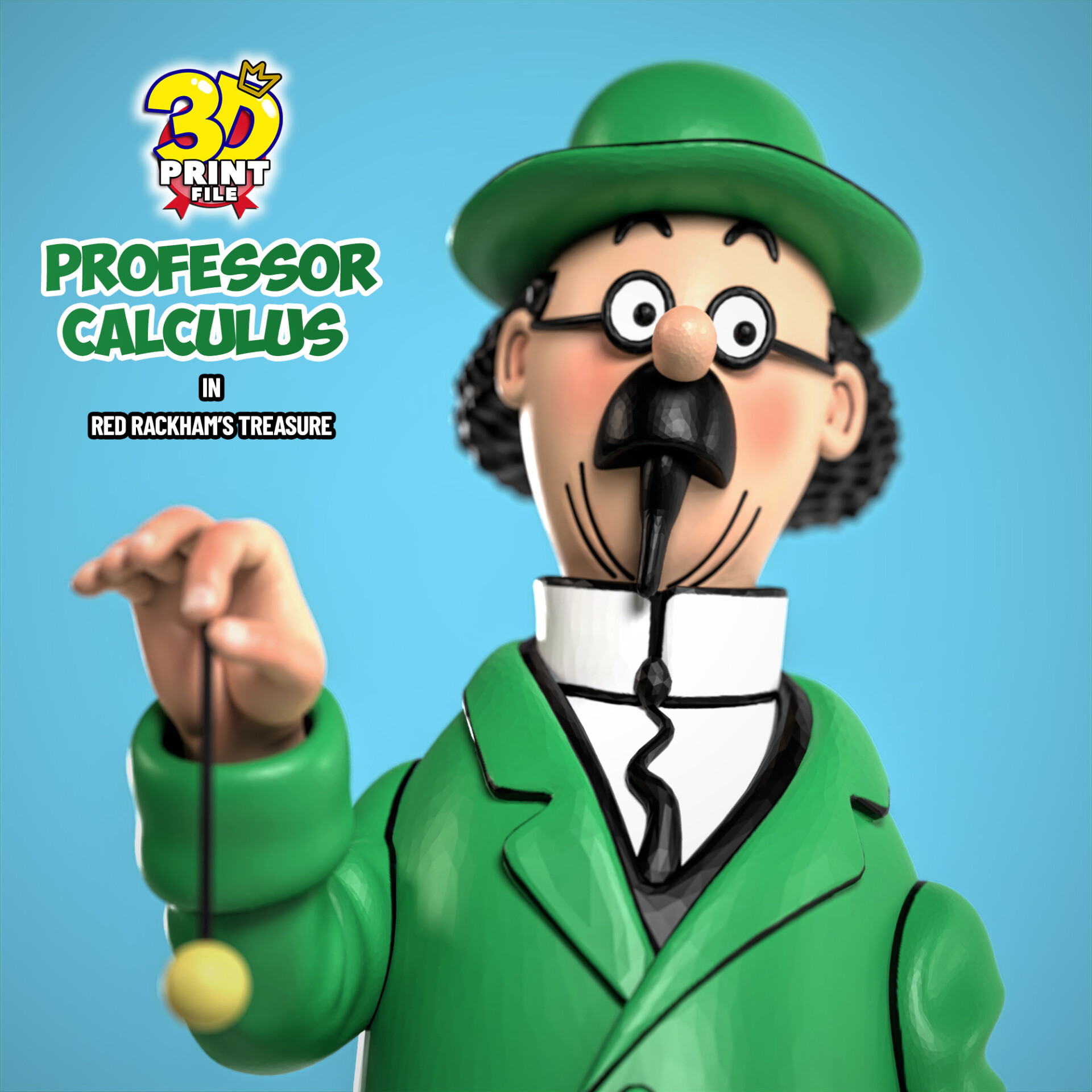 Professor Calculus 3D model - تصویر 15258