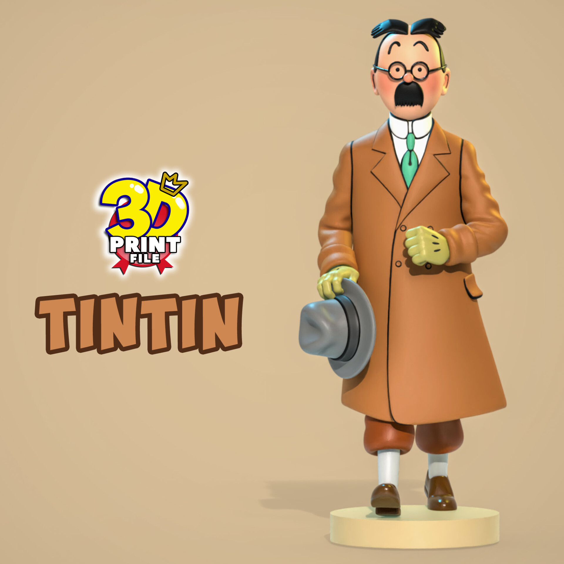 TinTin 3D model in The Calculus Affair - تصویر 15275