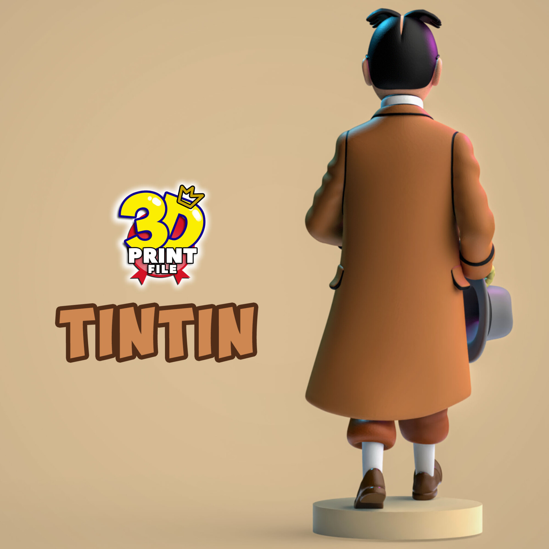 TinTin 3D model in The Calculus Affair - تصویر 15277