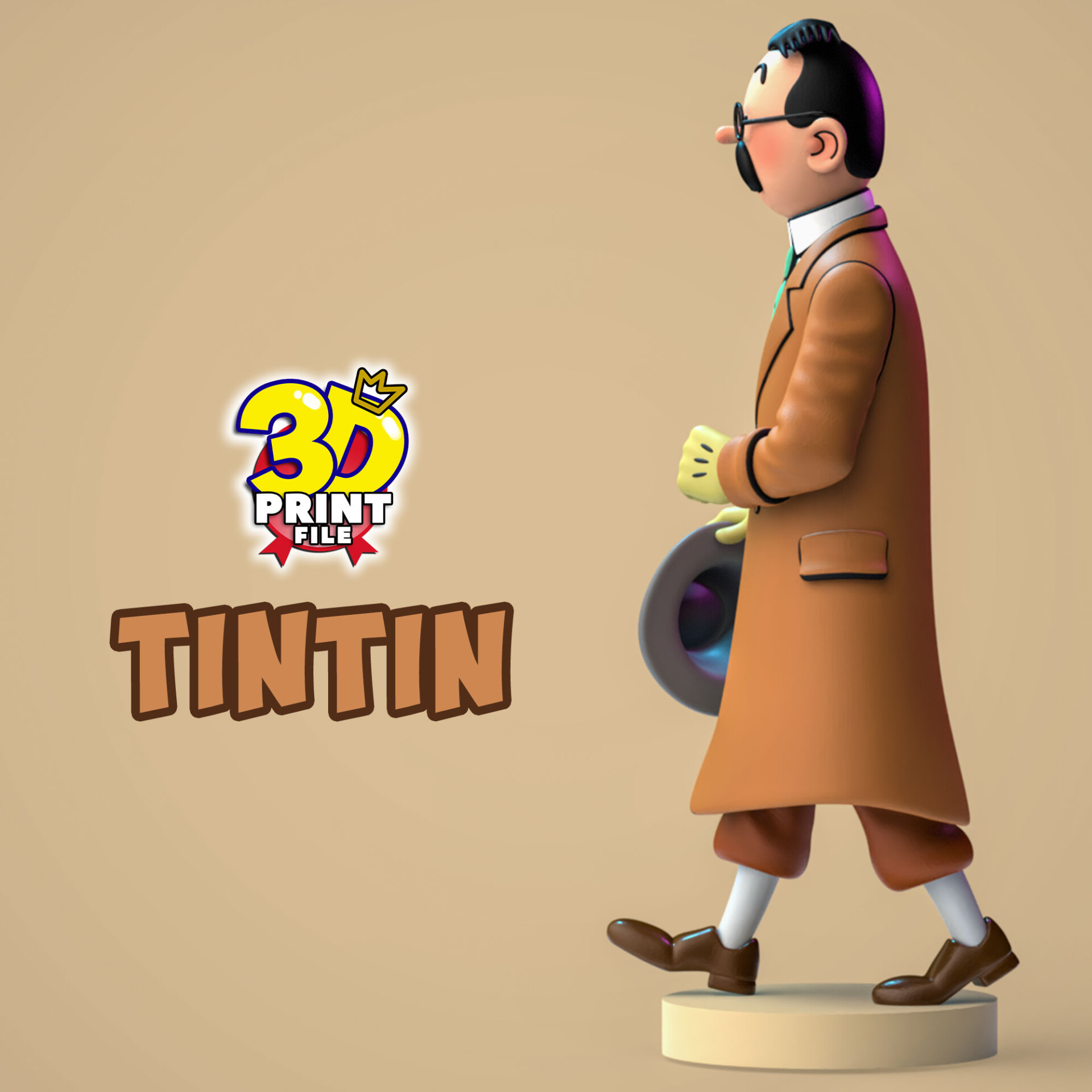 TinTin 3D model in The Calculus Affair - تصویر 15278