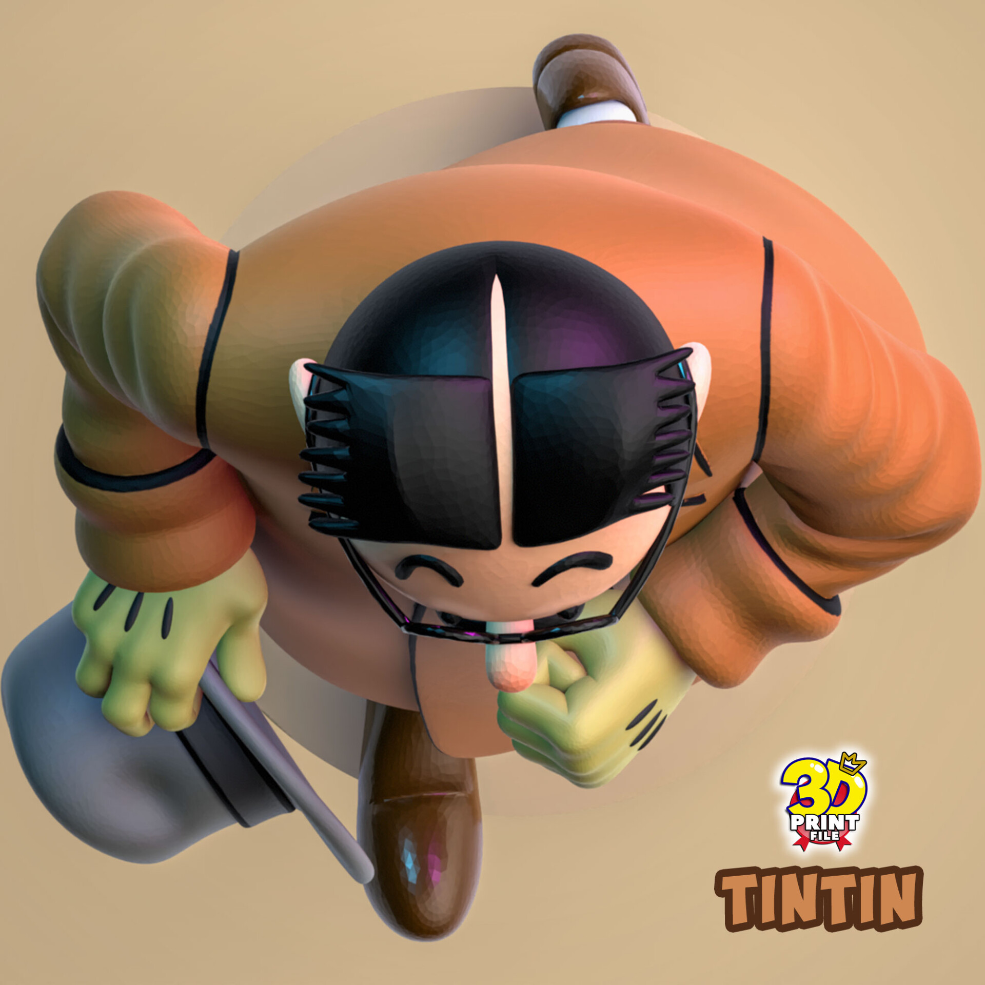 TinTin 3D model in The Calculus Affair - تصویر 15282