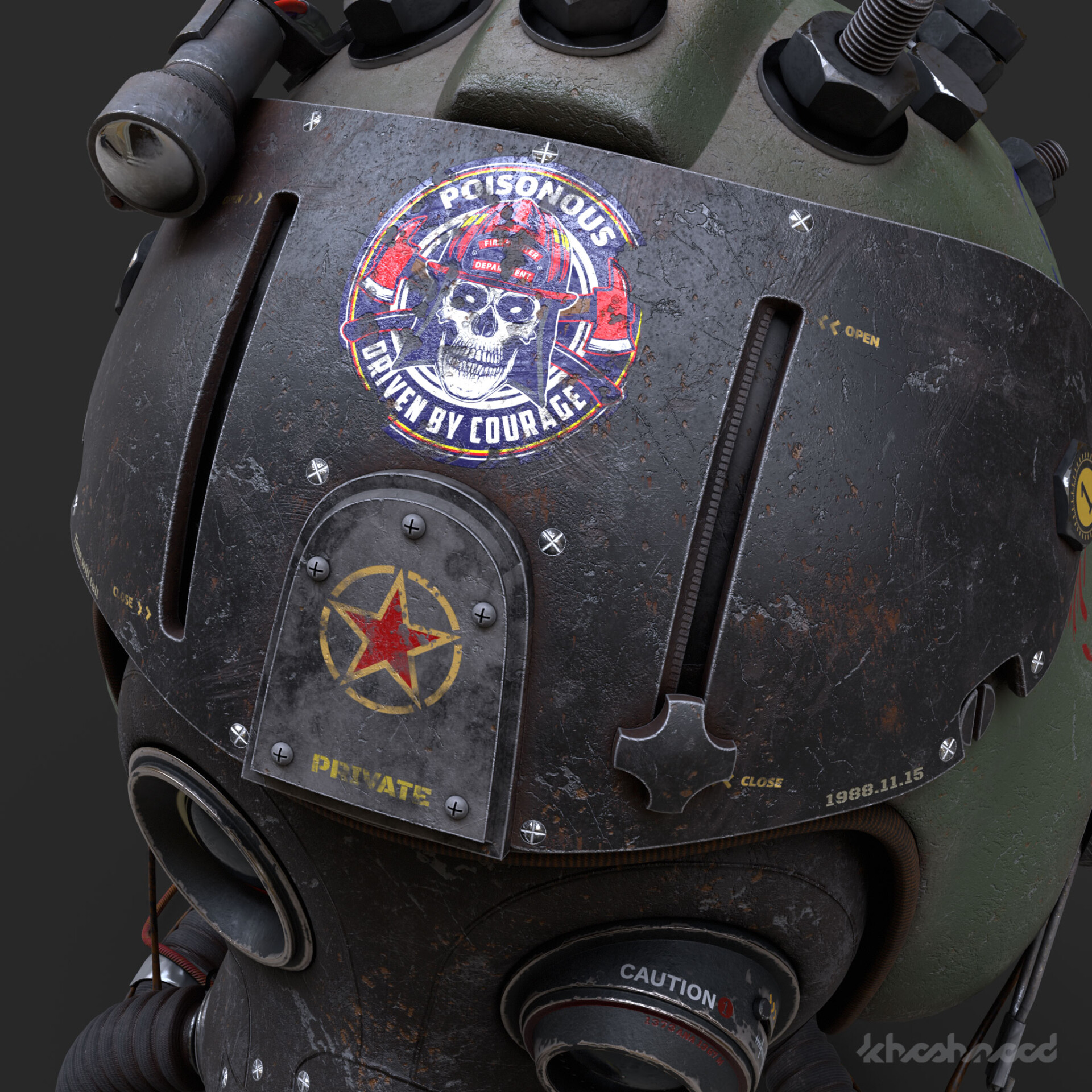 Apocalyptic Mask Helmet - تصویر 15389