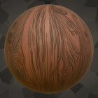 متریال چوب فانتزی-استایلایز