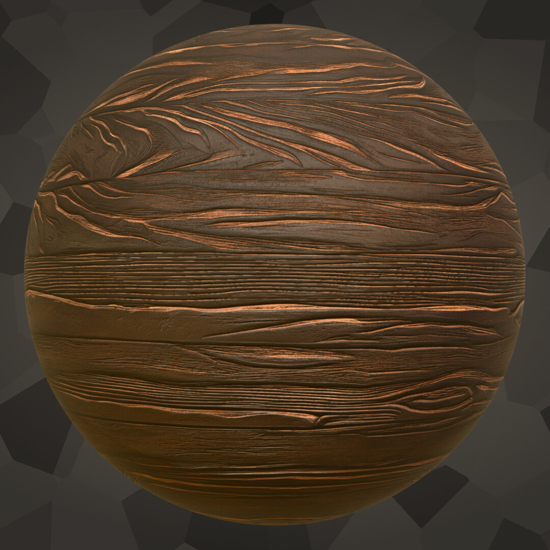 متریال چوب فانتزی-استایلایز - تصویر 15412