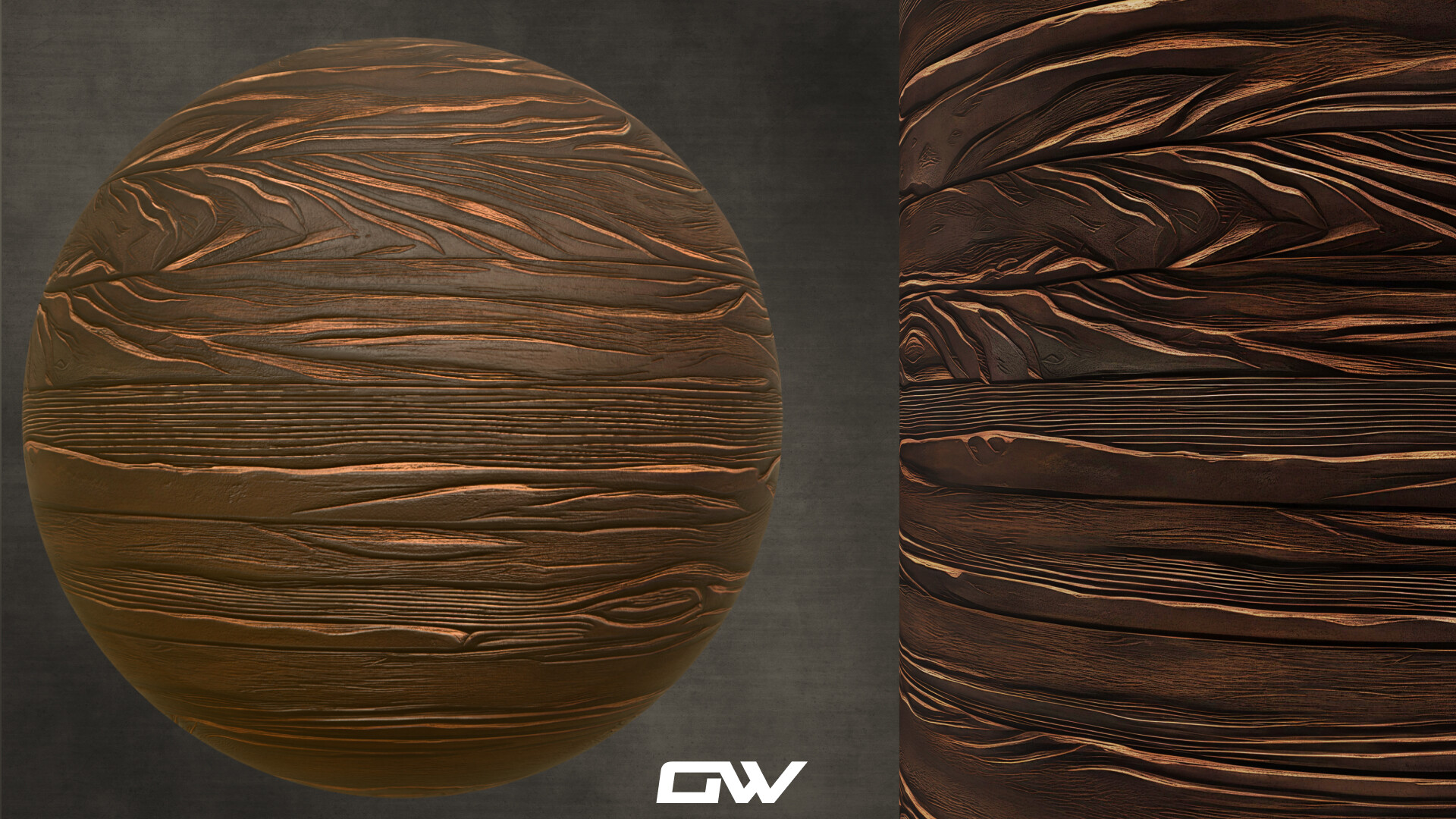 متریال چوب فانتزی-استایلایز - تصویر 15414