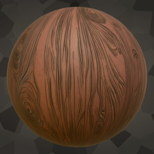 متریال چوب فانتزی-استایلایز