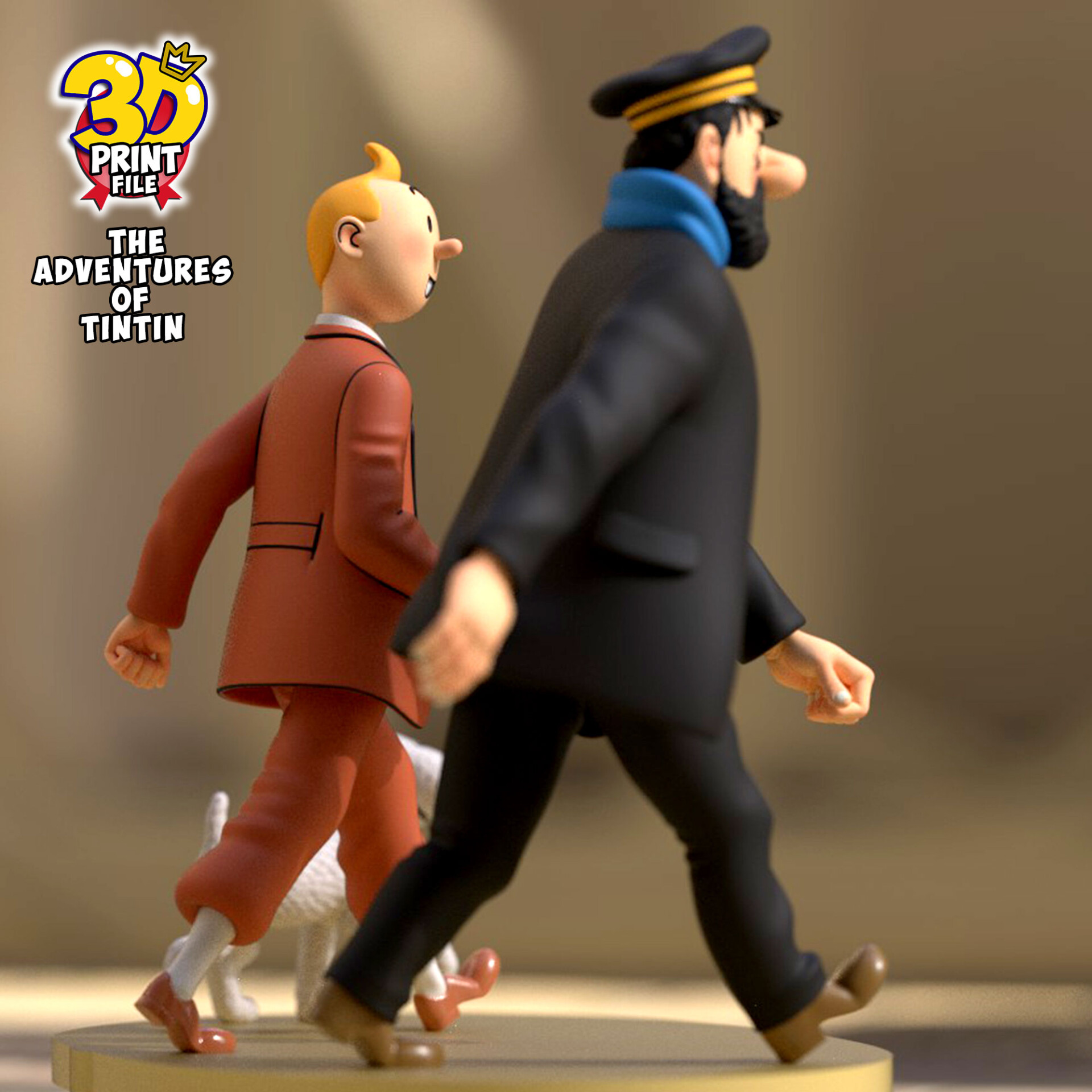 The Adventures of TINTIN 3D model (Diorama) - v.1 - تصویر 15455