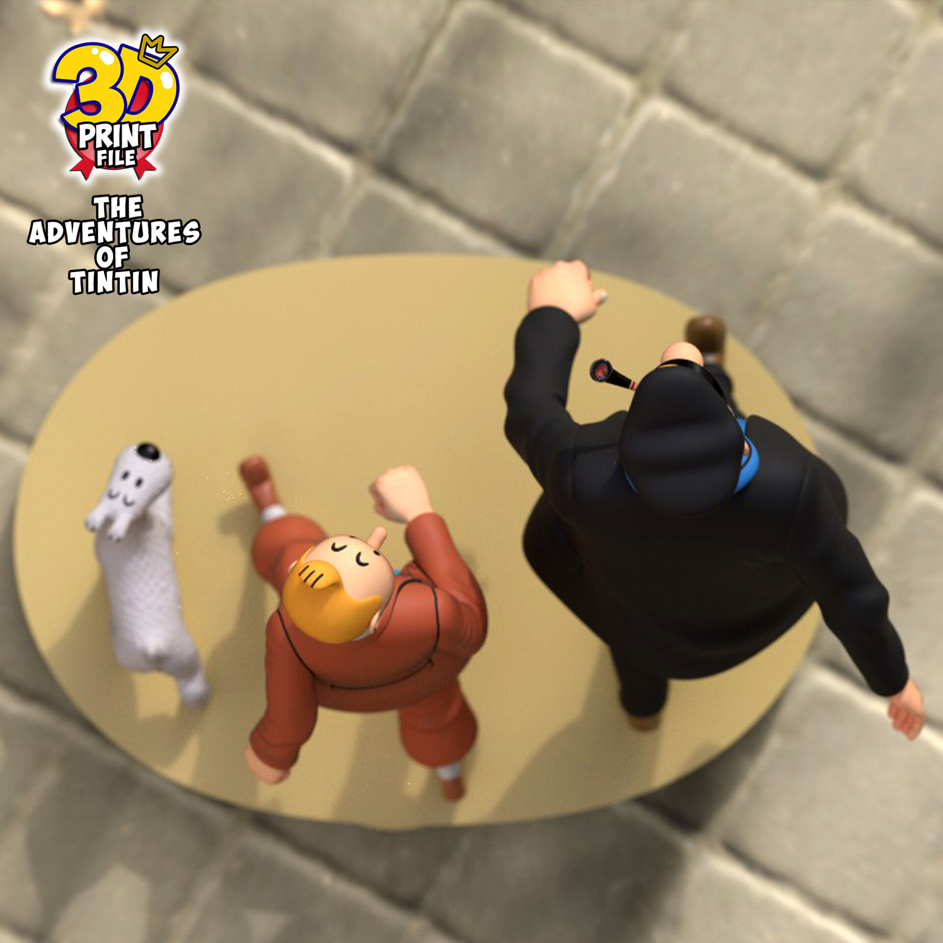 The Adventures of TINTIN 3D model (Diorama) - v.1 - تصویر 15457