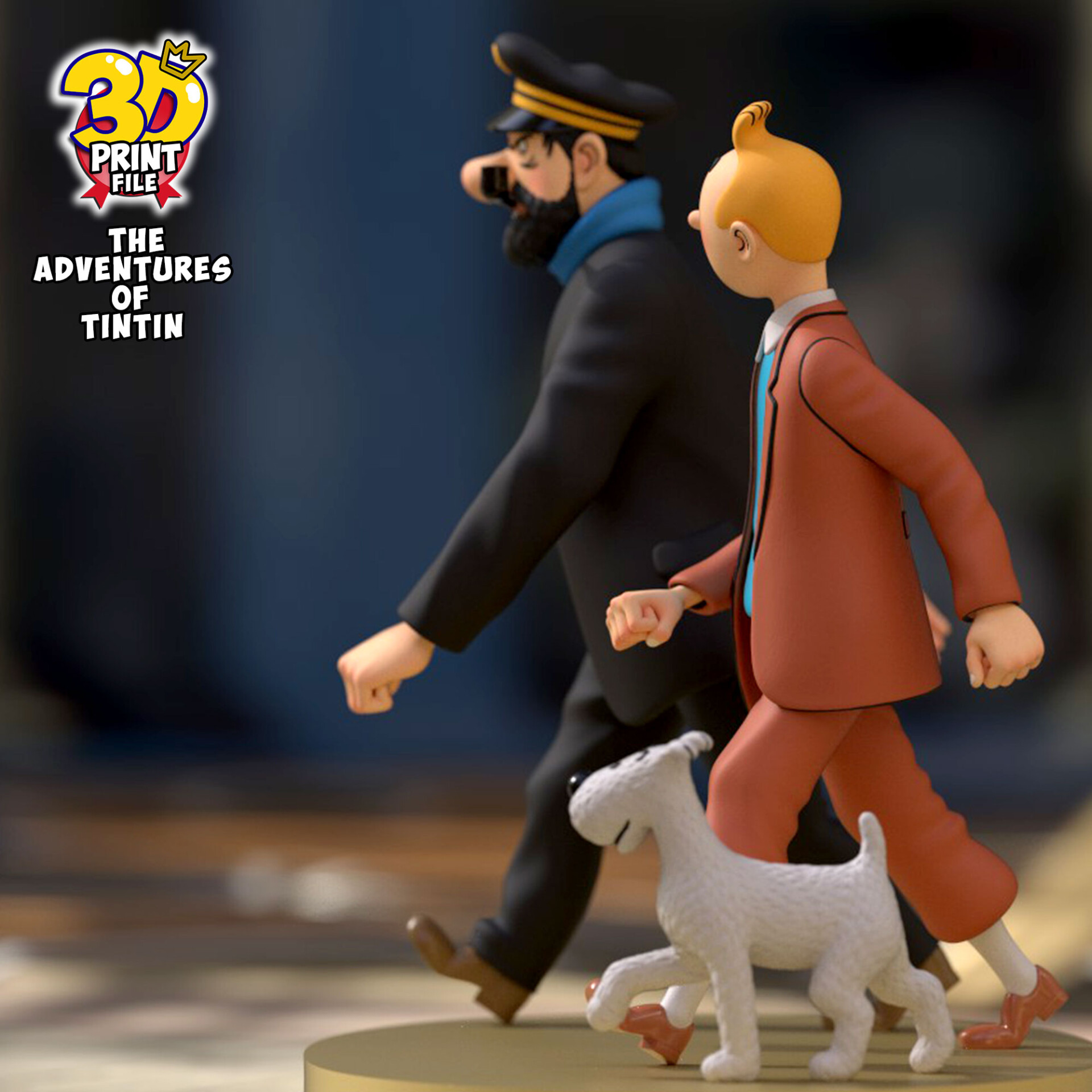 The Adventures of TINTIN 3D model (Diorama) - v.1 - تصویر 15458