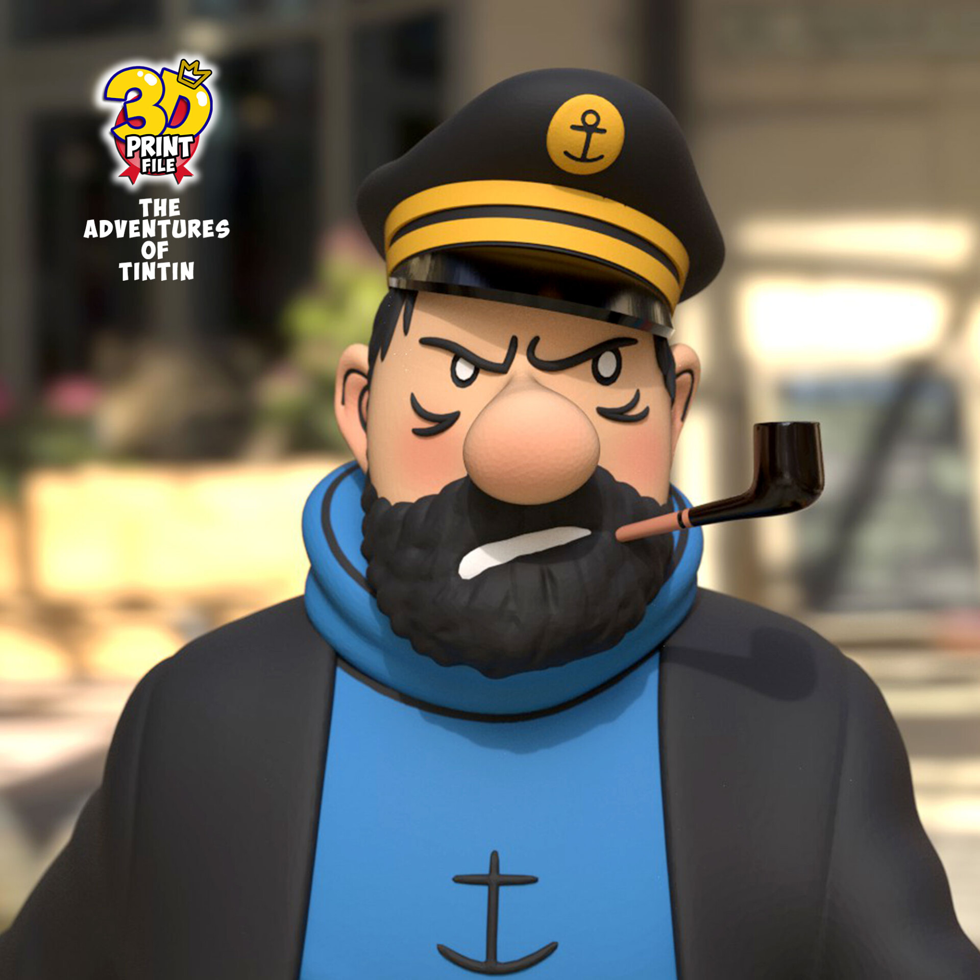 The Adventures of TINTIN 3D model (Diorama) - v.1 - تصویر 15459