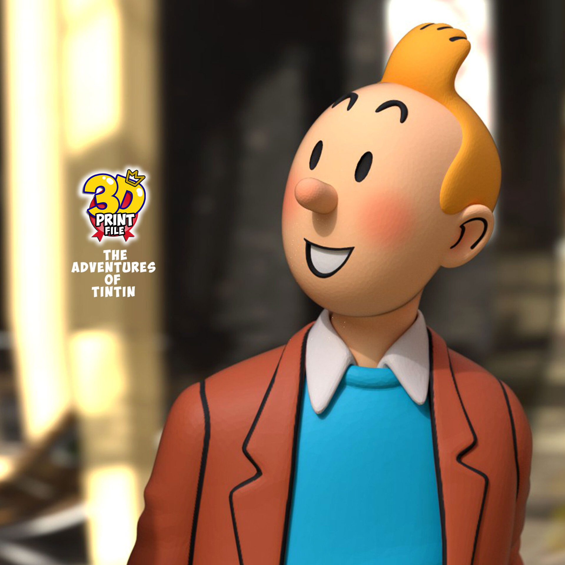 The Adventures of TINTIN 3D model (Diorama) - v.1 - تصویر 15460