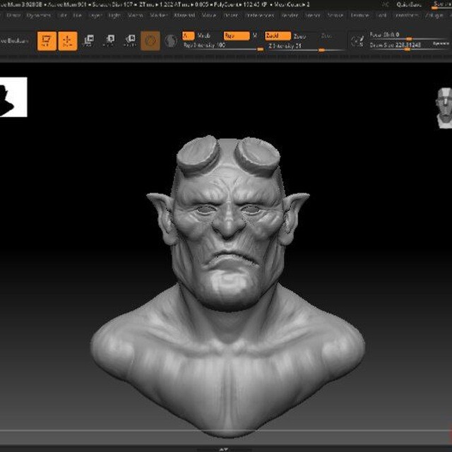 Hell boy head - تصویر 15517