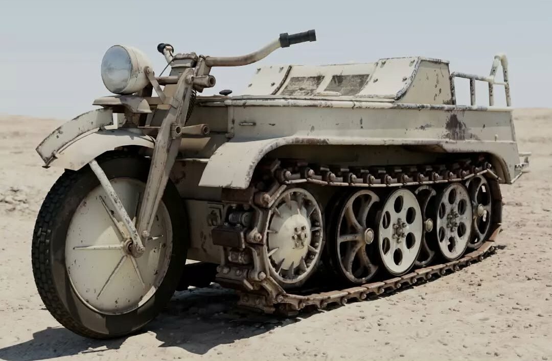 موتورسیکلت  Sd.Kfz.2 - تصویر 15534
