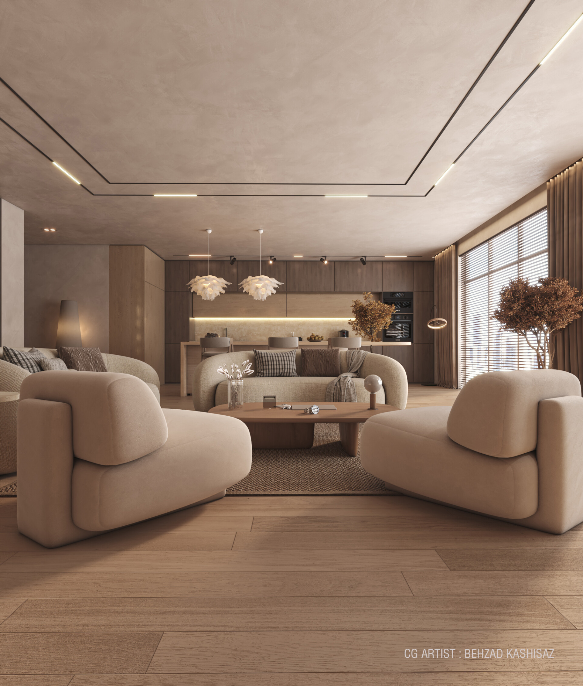 طراحی و شبیه سازی پروژه جدید سبک مدرن - تصویر 15546