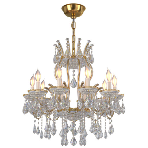 Luxury Maria Theresa Crystal Chandeliers 3d Model