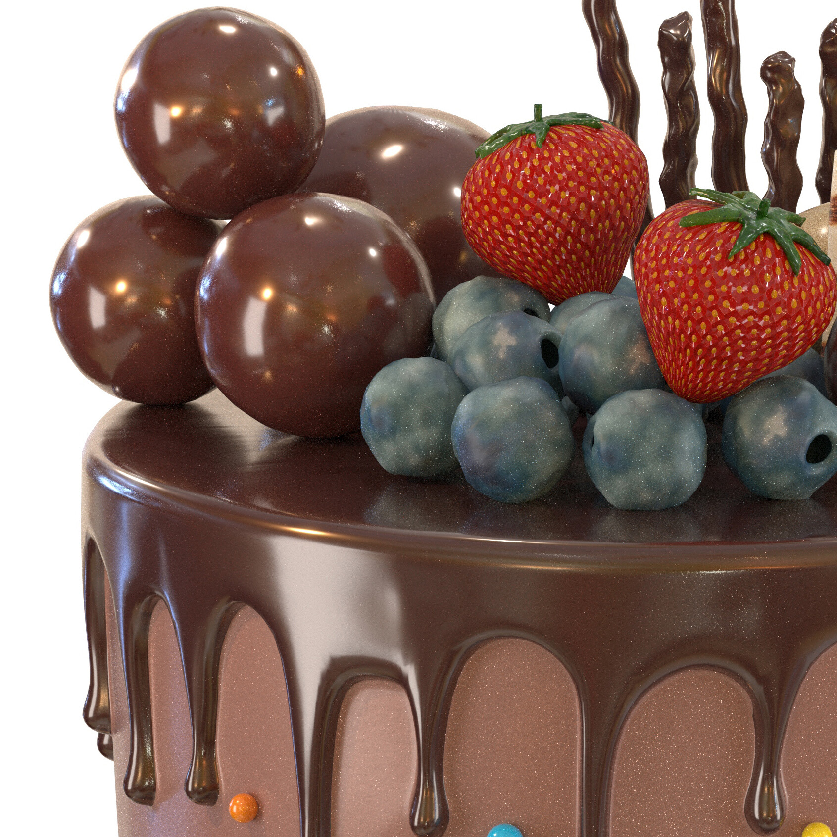 strawberry birthday cake - تصویر 15596