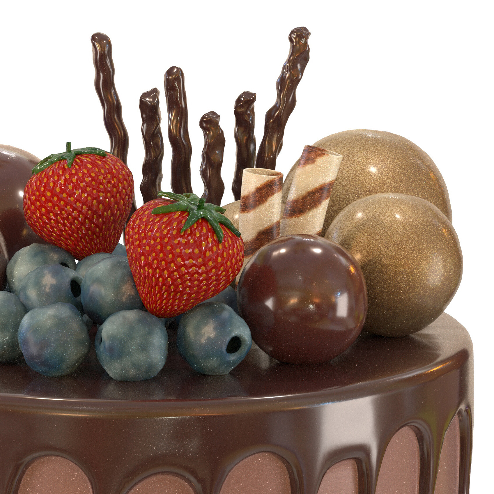 strawberry birthday cake - تصویر 15597