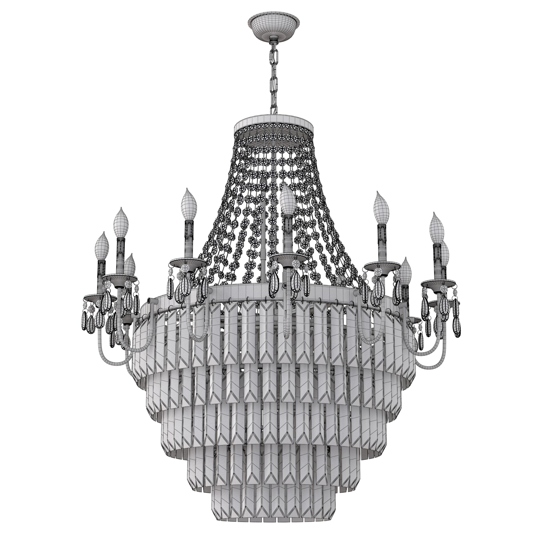 Modern Crystal Chandelier Gold,Extra Large Chandeliers - تصویر 15605