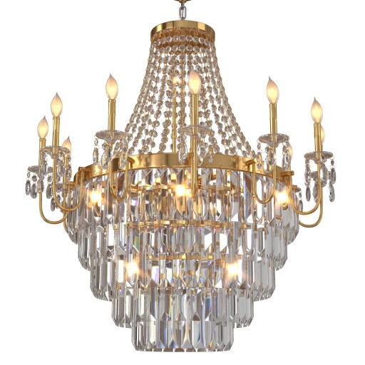 Modern Crystal Chandelier Gold,Extra Large Chandeliers