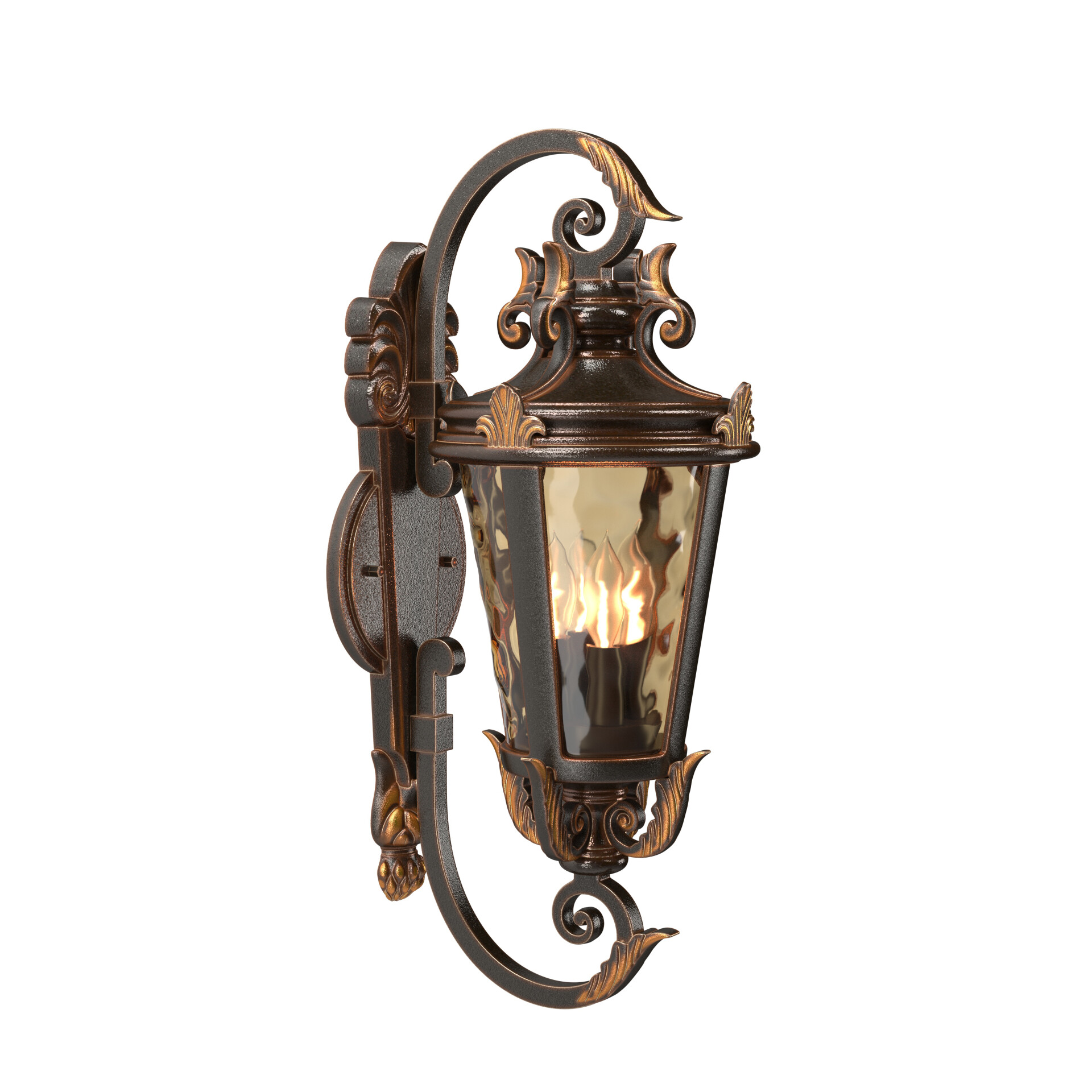 Marseille Rustic Industrial Outdoor Wall Light - تصویر 15628