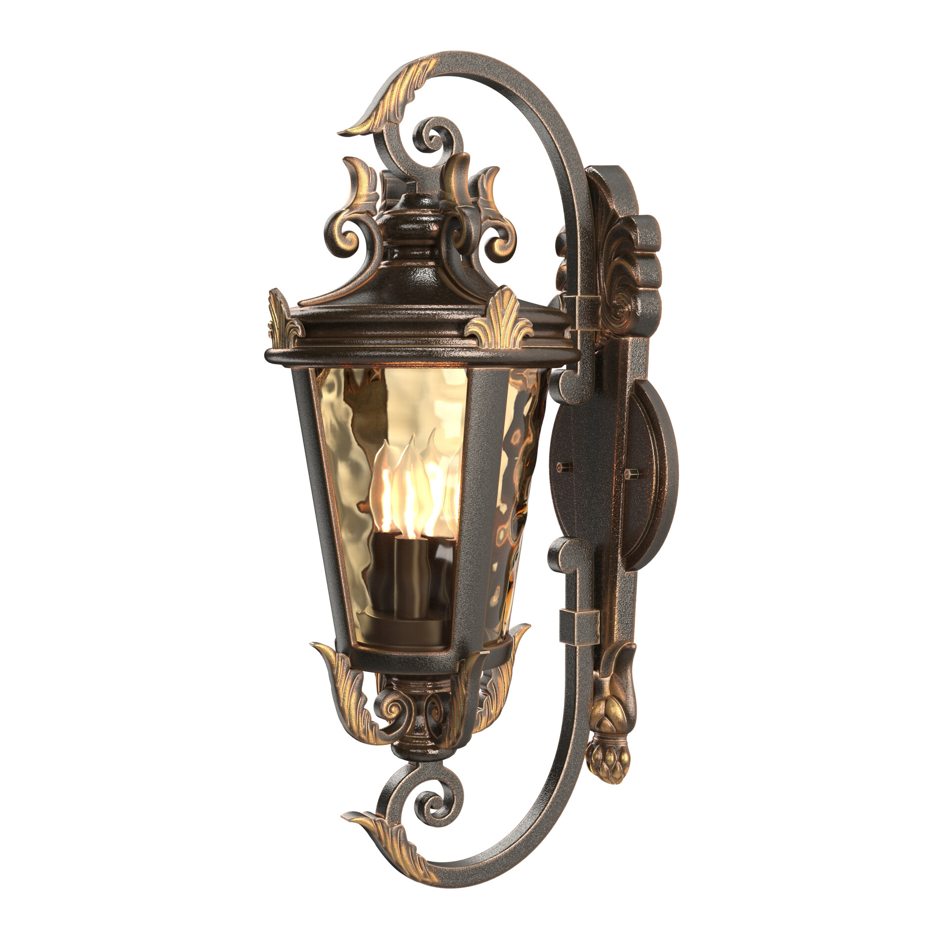 Marseille Rustic Industrial Outdoor Wall Light - تصویر 15629