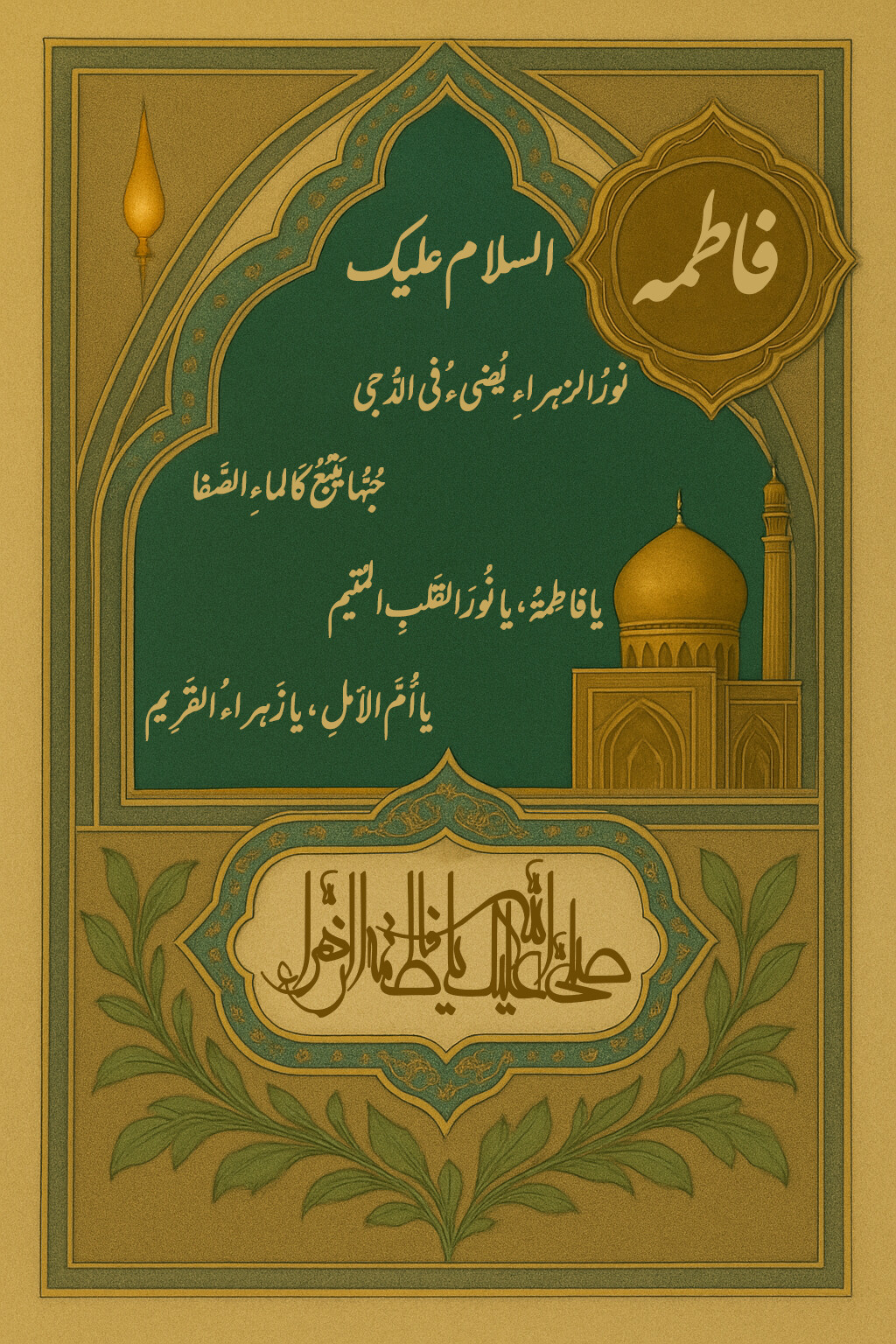 پوستر  حضرت زهرا - تصویر 15891