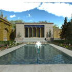 سیمولیشن مقبره صائب تبریزی اصفهان