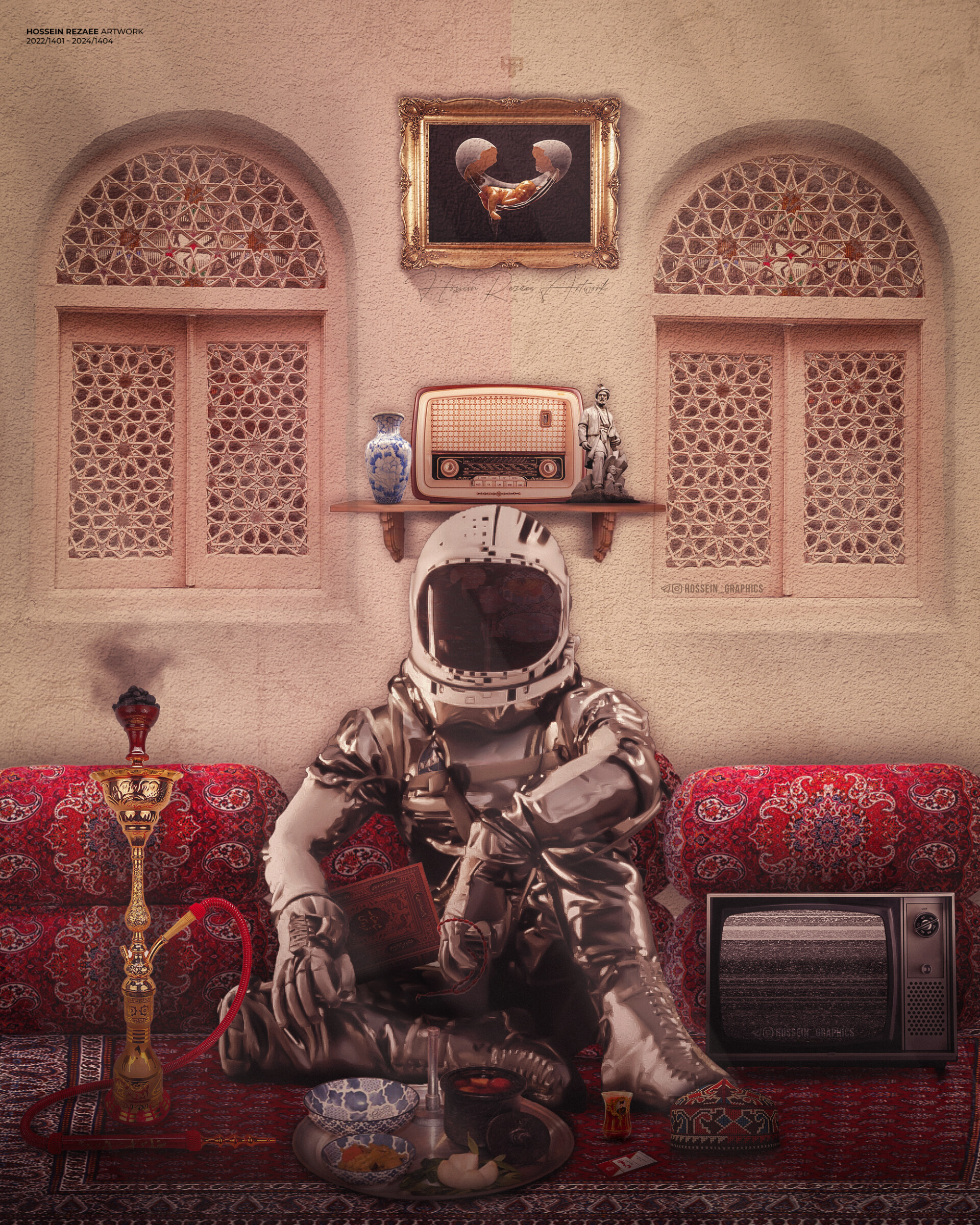 Iranian Astronaut Poster Design - تصویر 15920