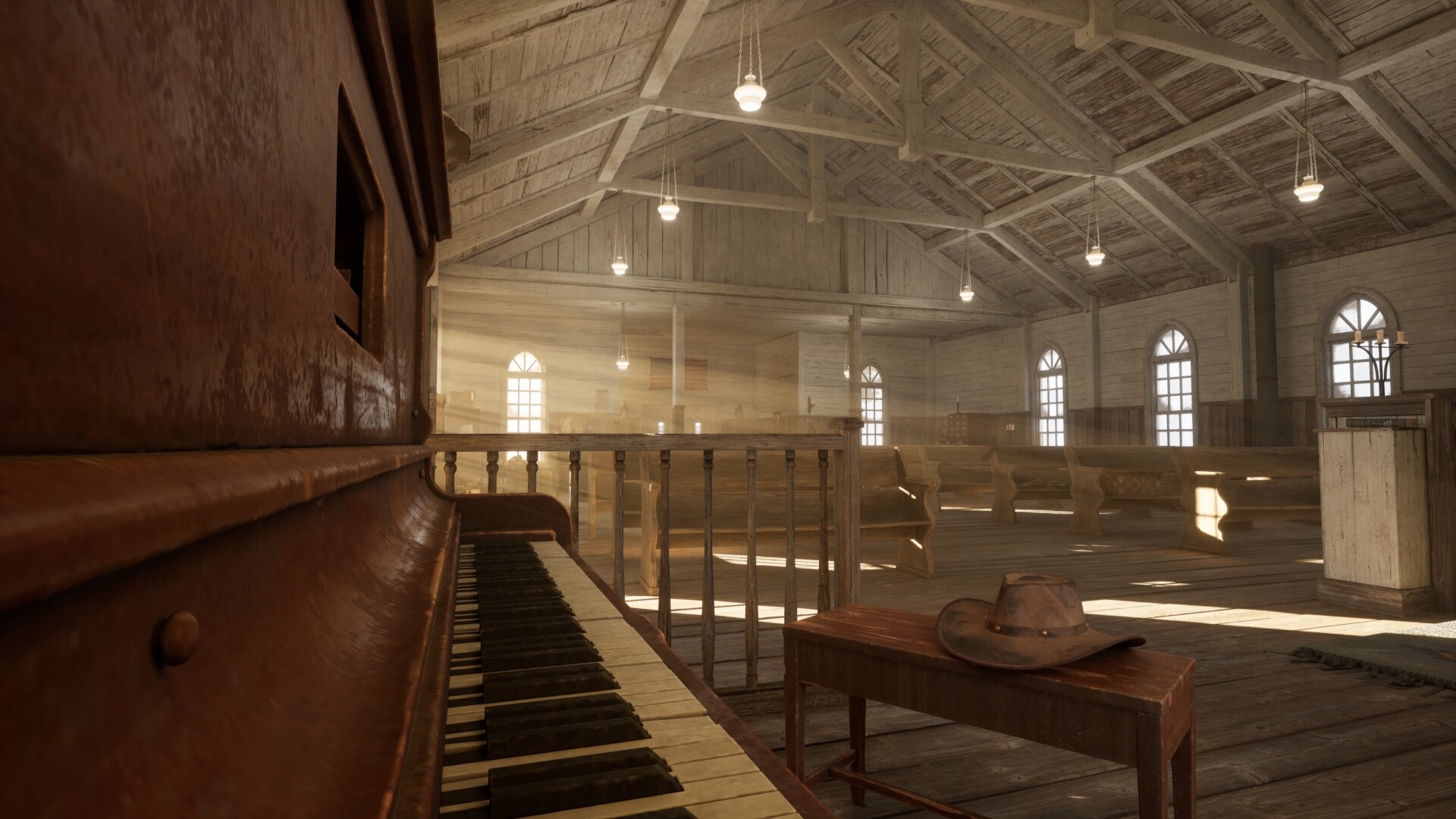 کلیسا | ساخت فضای وسترن در Unreal Engine 🎬 - تصویر 15938