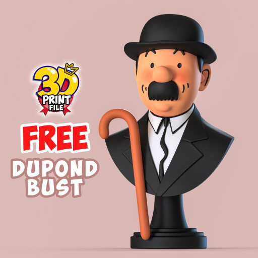 FREE Thompson Dupond 3d bust model Free size