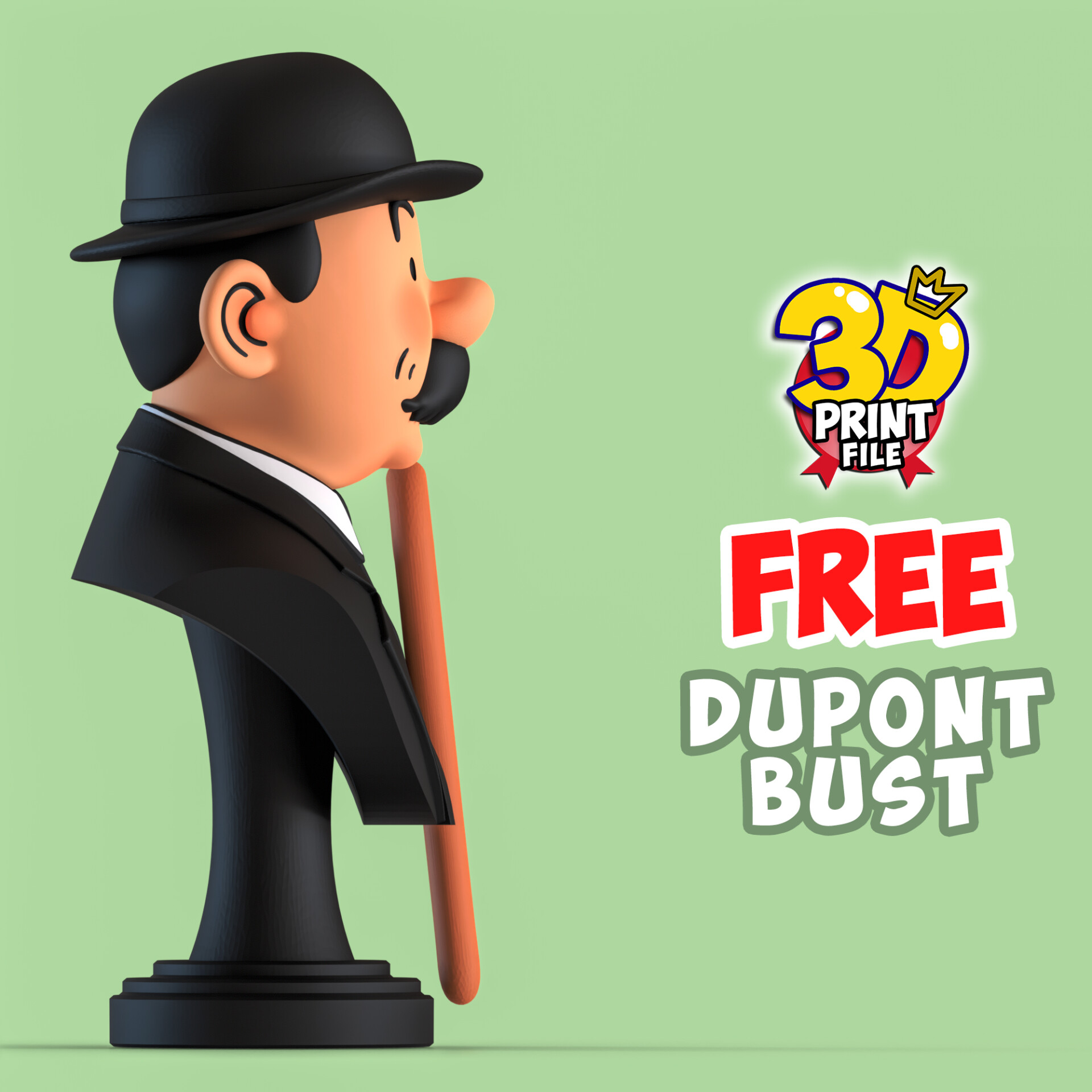 FREE Thomson Dupont 3d bust model Free size - تصویر 16058