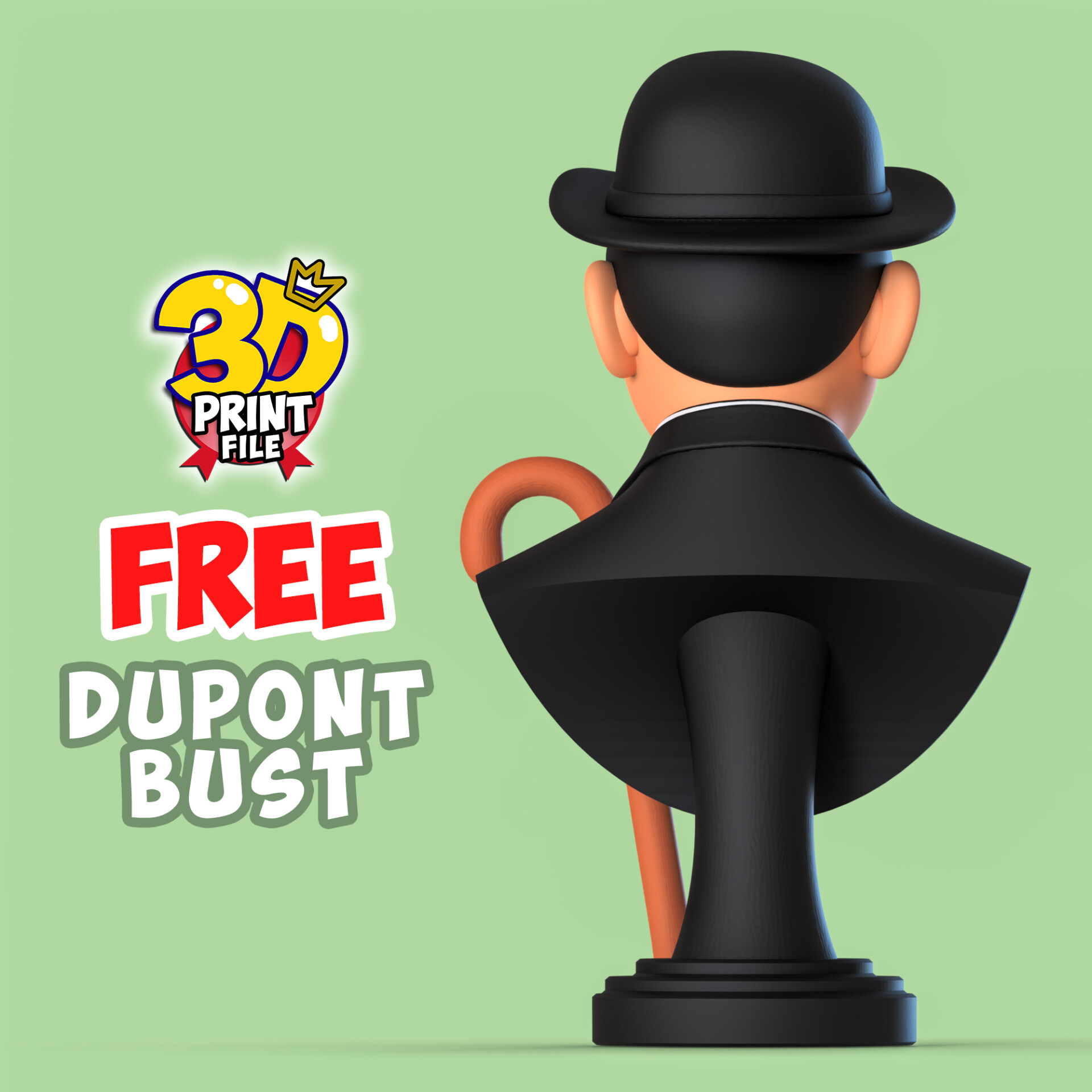 FREE Thomson Dupont 3d bust model Free size - تصویر 16059