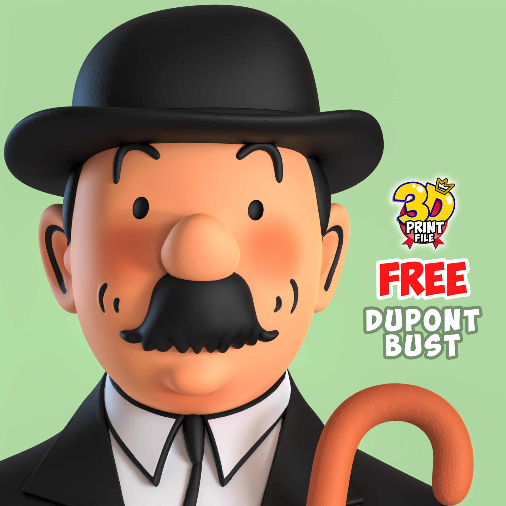 FREE Thomson Dupont 3d bust model Free size - تصویر 16061