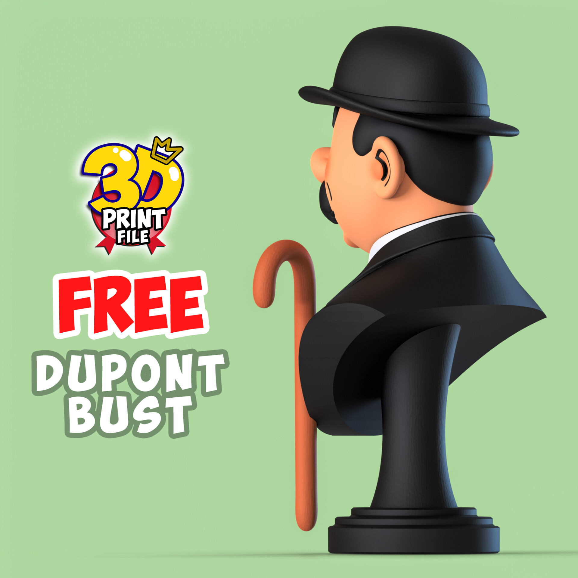 FREE Thomson Dupont 3d bust model Free size - تصویر 16065