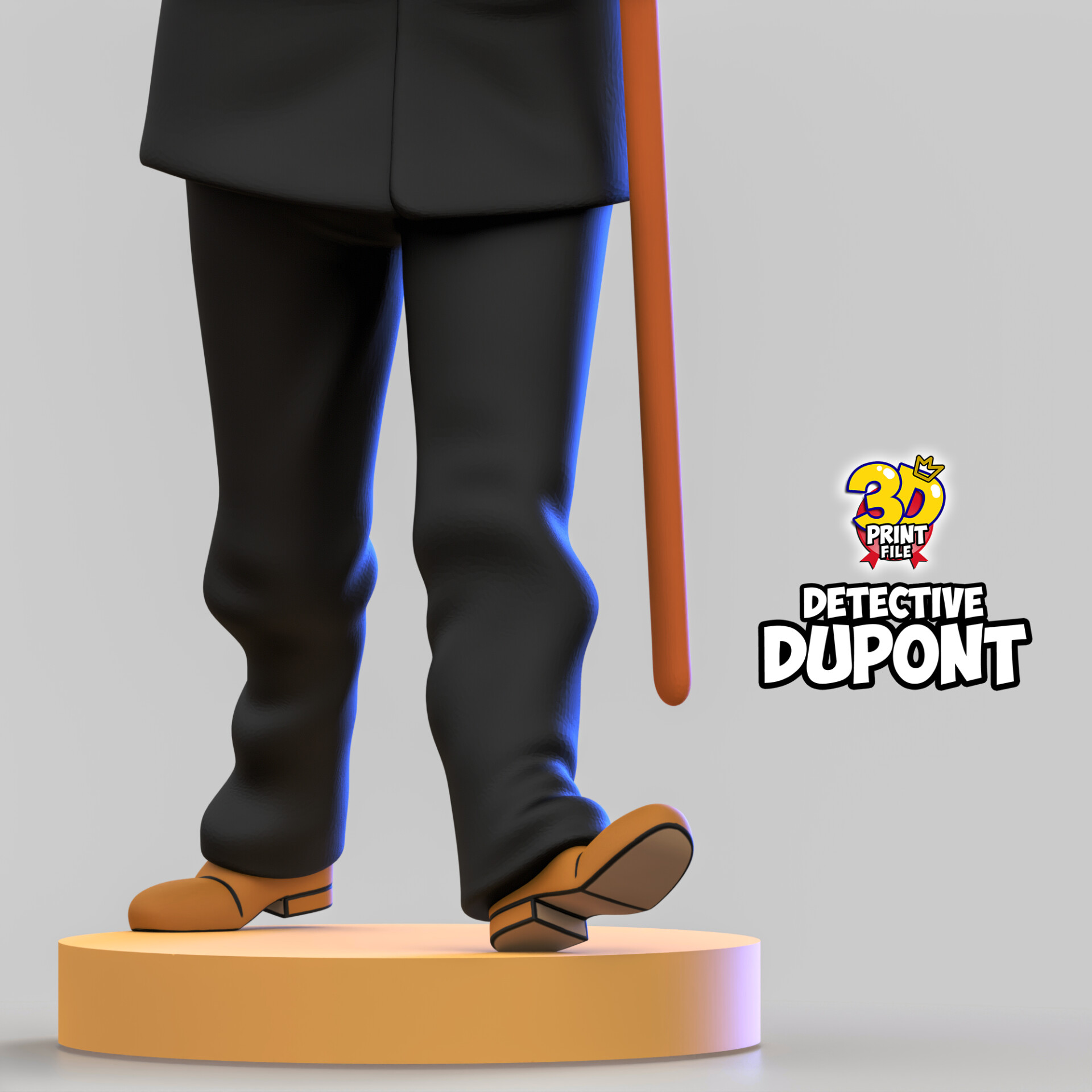 Detective Dupont 3D model Free Size - تصویر 16212