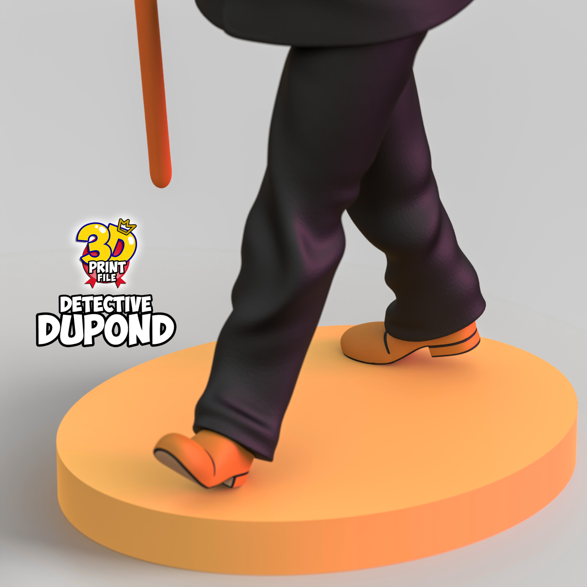 Detective Dupond 3D model Free Size - تصویر 16229