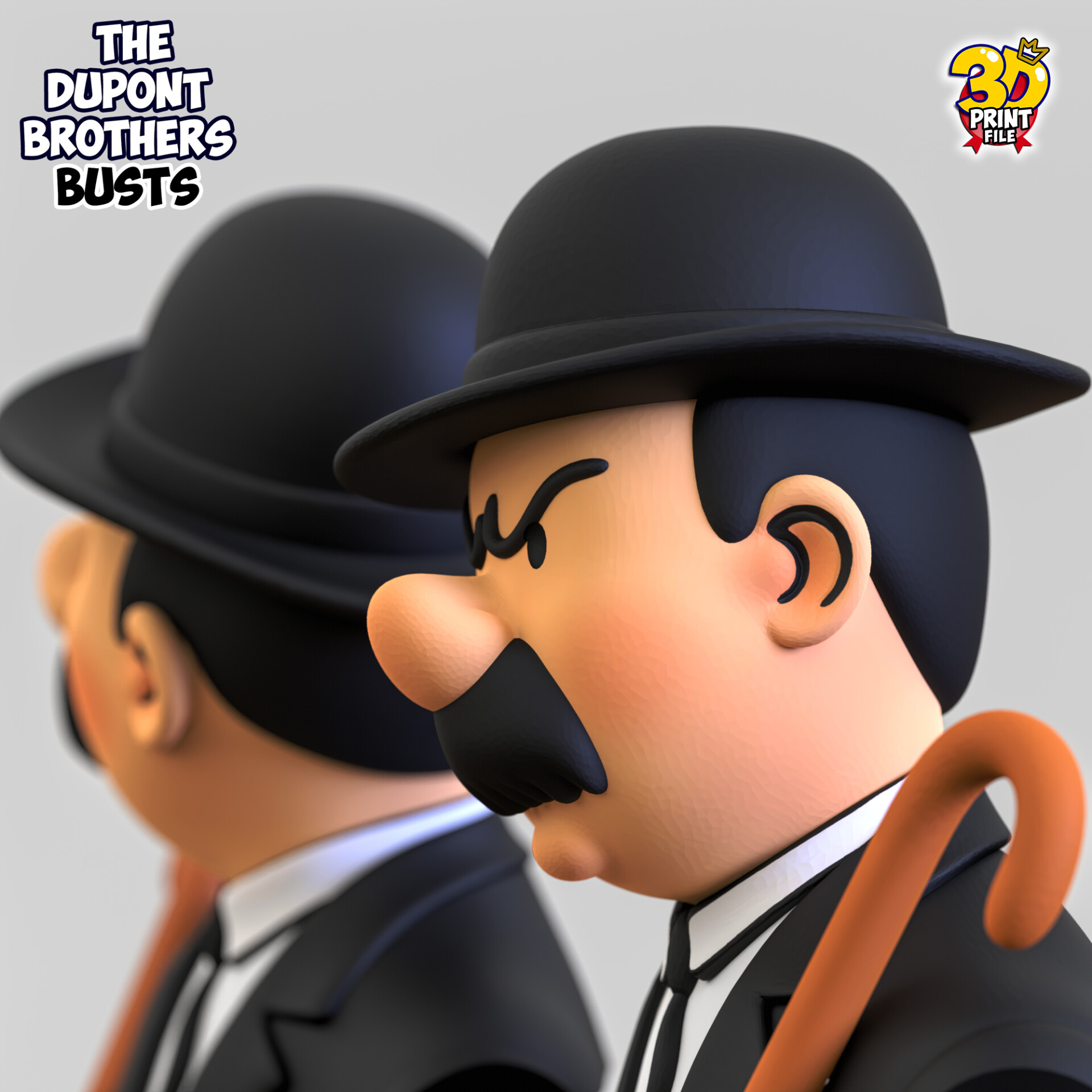 The Dupont Brothers - Stylized 3D Busts - تصویر 16248