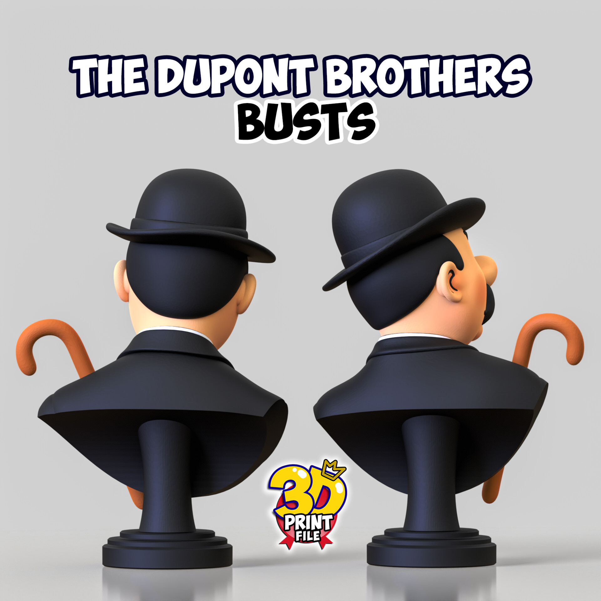 The Dupont Brothers - Stylized 3D Busts - تصویر 16253