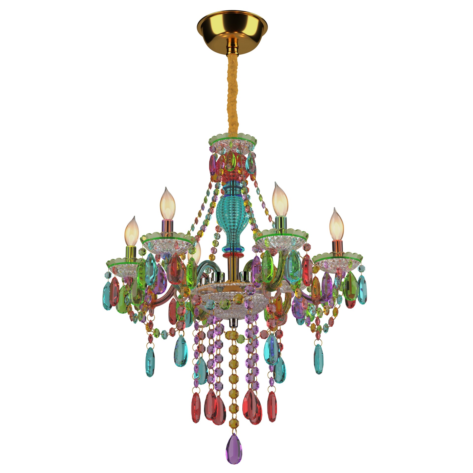 Bohemian Crystal Chandelier Lighting - تصویر 16284